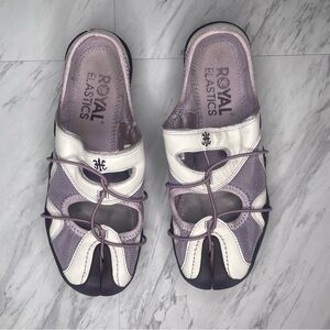 Royal Elastics split toe tabi slip on sneakers Sz 8